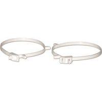 Dundas Jafine 2C234ZW Adjustable Clamp, Clamping Range: 3 to 4 in, Plastic