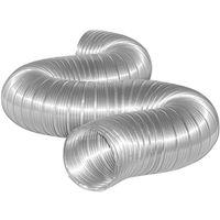 DUCT ALUM SEMI-R 4IN X 8FT