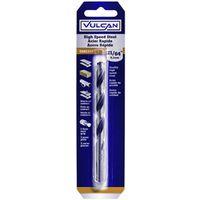Vulcan 231911OR Jobber Drill Bit, 21/64 in Dia, 4-5/8 in OAL, 3-Flat Shank