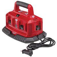 Milwaukee 48-59-1806 Sequential Charger, 18 V Input, 30, 60 min Charge, Battery Included: No