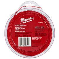 Milwaukee 49-16-2712 Trimmer Line, 0.080 in Dia, 150 ft L, Polymer, Black