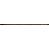 Simple Spaces SD-SR41-VB Shower Curtain Rod, 7-1/2 lb, 41 to 76 in L Adjustable, 1 in Dia Rod, Steel, Venetian Bronze