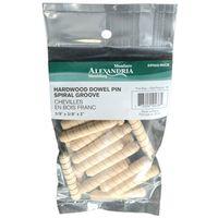 DOWEL PIN SPIRAL GRV 3/8 X 2IN