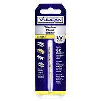 Vulcan 218571OR Jobber Drill Bit, 1/8 in Dia, 2-3/4 in OAL, Straight Shank