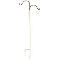Landscapers Select GB-3091-3L Shepherd Hook, 24 in L, 84 in H, Steel, Black, Matte, Floor