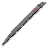 Milwaukee SAWZALL 48-00-1301 Reciprocating Saw Blade, 3/4 in W, 9 in L, 5 TPI, Bi-Metal Cutting Edge