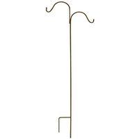 Landscapers Select GB-3092-3L Shepherd Hook, 24 in L, 64 in H, Steel, Black, Matte, Floor