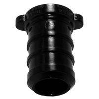 BOW 502187 Pipe Plug, 1/2 in, Plastic, Black