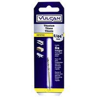 Vulcan 218221OR Jobber Drill Bit, 5/64 in Dia, 2 in OAL, Straight Shank