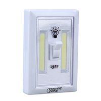 PowerZone 12532 Cordless Light Switch, LED Lamp, 200 Lumens, Wall
