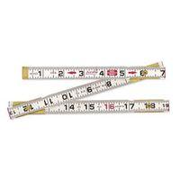RULE WOOD 6FT/2M ENG/METRIC