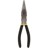STANLEY 84-102 Nose Plier, 8 in OAL, 1-11/16 in Jaw Opening, Black/Yellow Handle, Cushion-Grip Handle, 29/32 in W Jaw