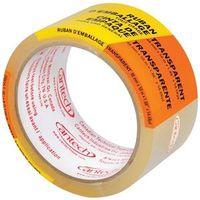 Cantech 34300 Packaging Tape, 50 m L, 48 mm W, Clear