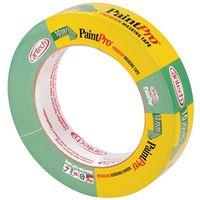Cantech 309-24 Masking Tape, 55 m L, 24 mm W, Crepe Paper Backing, Green