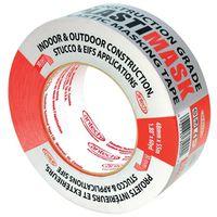 Cantech 35002 Masking Tape, 55 m L, 48 mm W, 7 mil Thick, Polyethylene Backing, Red