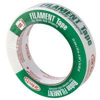 Cantech 379-24 Filament Tape, 50 m L, 24 mm W, Clear