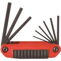 Eklind 25911 Hex Key Set, Includes: 5/64 to 1/4 in Keys, 9-Piece, Steel