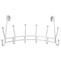 RACK 6-HK OVER THE DOOR WHITE
