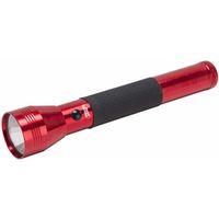 PowerZone 12164 Flashlight, D Battery, D Battery, LED Lamp, 300 Lumens, 210 m Beam Distance, 6 hrs Run Time, Red