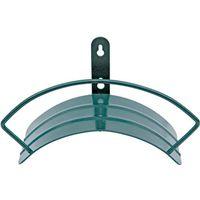 Landscapers Select 5227-1 Hose Hanger, 100 ft Capacity, Metal, Hammertone Green, Powder-Coated, Wall Mounting