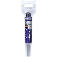 Vulcan 270811OR Jobber Length Drill Bit, 3/4 in Dia, 3/8 in Dia Shank, Flat Shank