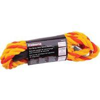 ProSource FH64067 Tow Rope, 3/4 in Dia, 14 ft L, Spring Hook End, 2266 lb Working Load, Polypropylene