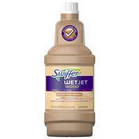 Swiffer WetJet 77133 Wood Floor Cleaner Solution Refill, 1.25 L Bottle, Liquid, Fresh, Clear