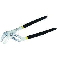 STANLEY 84-110 Joint Pliers, 10-1/4 in OAL, 2 in Jaw Opening, Black/Gray Handle, Cushion Grip Handle