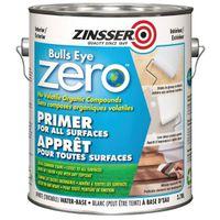 Zinsser Bulls Eye 254282 Primer, Liquid, White, 3.78 L, Can