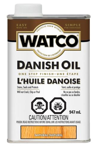 Y65741H DANISH OIL 947ML WATCO
