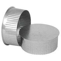 CAP END ROUND GALV 30GA 5IN