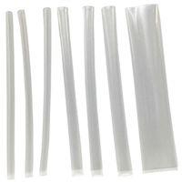 Calterm 73438 Heat Shrink Tubing, 1/4 to 1/2 in Dia, 6 to 13 m L, PVC, Clear