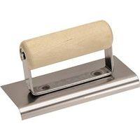 Marshalltown CE505S Hand Edger, 6 in L Blade, 3-1/2 in W Blade, Stainless Steel Blade, 1/2 in Lip, 3/8 in Lip Radius