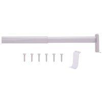 ProSource 21014PHX-PS Adjustable Closet Rod, 48 to 72 in L, Steel