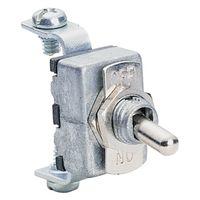 Calterm 41700 Toggle Switch, 15 A, 12 VDC, Screw Terminal, Chrome Housing Material