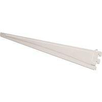 ClosetMaid ShelfTrack 285500 Wire Shelving Bracket, 20 in L, 3-1/2 in H, Steel
