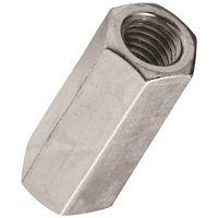 National Hardware 4003 Series N182-691 Coupling Nut, UNC Thread, 7/16-14 Thread, Steel, Zinc