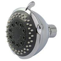 Boston Harbor TS02213CP Shower Head, 1.75 (6.6) 80 gpm (L/MIN) psi, 1/2-14 NPT Connection, Threaded, 3-Spray Function