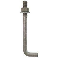 Simpson Strong-Tie L-Bolt Series LBOLT50600 Anchor Bolt, 1/2 in Dia, 6 in L, Unfinished