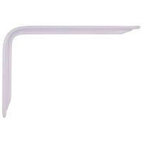 ProSource 25221PHL-PS Magnum Shelf Bracket, 90 lb/Pair, 12 in L, 8-1/4 in H, Steel, White