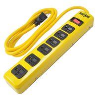 CCI 5139N Power Outlet Strip, 6 ft L Cable, 6 -Socket, 15 A, 125 V, Yellow
