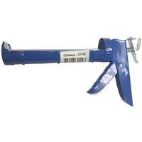 Chidaca 31119 Caulk Gun, Blue, 300 to 320 mL Cartridge, Half-Cylindrical Cartridge