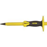 STANLEY 16-329 Concrete Chisel, 3/4 in W Blade, 12 in OAL, Chrome Vanadium Steel Blade, Rubber Handle
