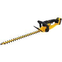 DEWALT DCHT820P1 Hedge Trimmer, 20 V, 3/4 in Cutting Capacity, 22 in L Blade