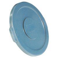 Rubbermaid FG260900GRAY Lid, 10 gal, Plastic, Gray, For: Brute #2610 10 gal Container
