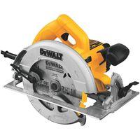 DEWALT DWE575 Circular Saw, 15 A, 7-1/4 in Dia Blade, 5/8 in Arbor, 2 in at 45 deg, 2.55 in at 90 deg D Cutting