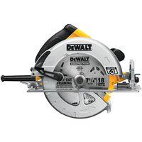 DEWALT DWE575SB Circular Saw, 15 A, 7-1/4 in Dia Blade, 5/8 in Arbor, 2 in at 45 deg, 2.55 in at 90 deg D Cutting