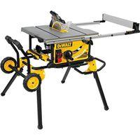 DEWALT DWE7491RS Table Saw, 120 VAC, 15 A, 10 in Dia Blade, 5/8 in Arbor, 32-1/2 in Rip Capacity Right, 4800 rpm Speed