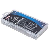 ProSource 61250 Spring Assortment, Spring Steel, Zinc, 200-Piece