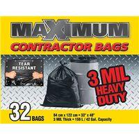 GARBAGE BAG 33483 33 X 48 BL 3MIL
